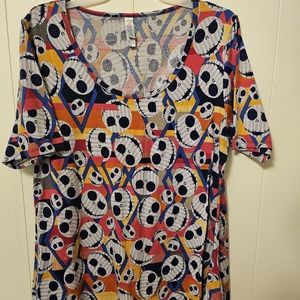Lularoe Nightmare before Christmas Jack perfect shirt size medium